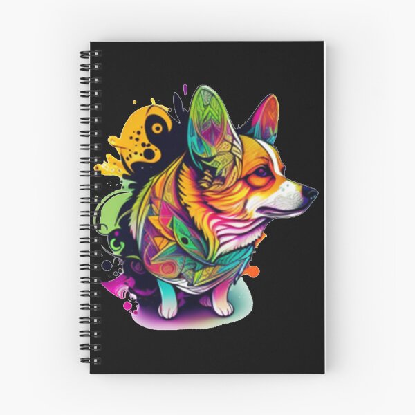 Item preview, red Corgi graffiti style  designed and sold by Ahmed farouk.