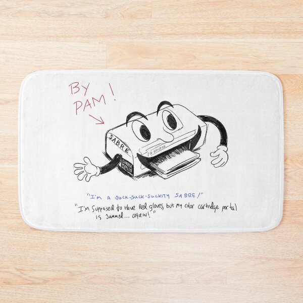 Item preview, Pam’s Sabre Printer Drawing designed and sold by thebcarts.