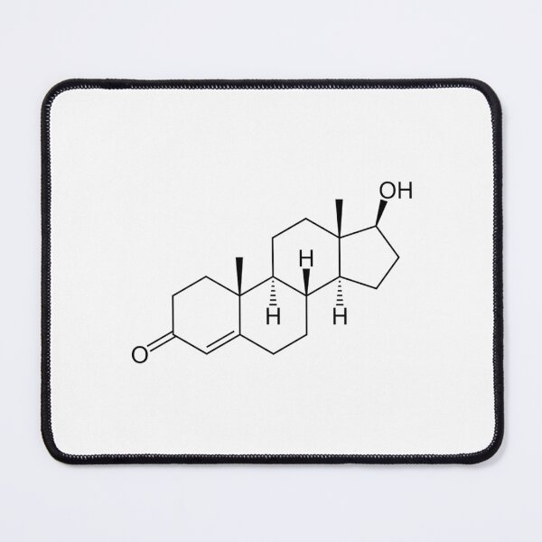 Item preview, testosterone molecule  designed and sold by GymRatz-shop.
