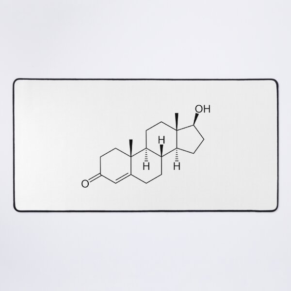 Item preview, testosterone molecule  designed and sold by GymRatz-shop.