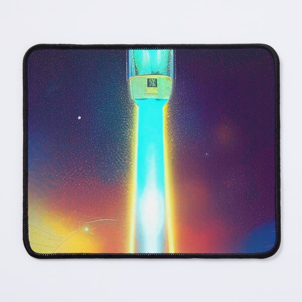 Item preview, Vintage Spaceship Astronaut Art. Science fiction art designed and sold by Neo-Expression.