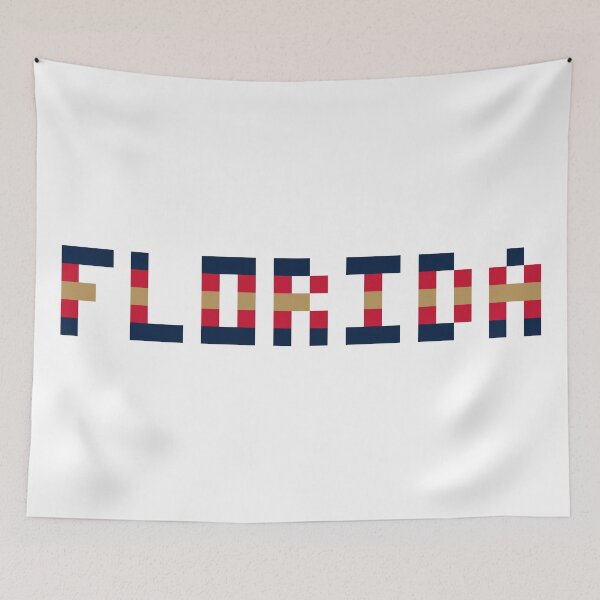 Item preview, Pixel NHL Florida in Away Colors designed and sold by gkillerb.