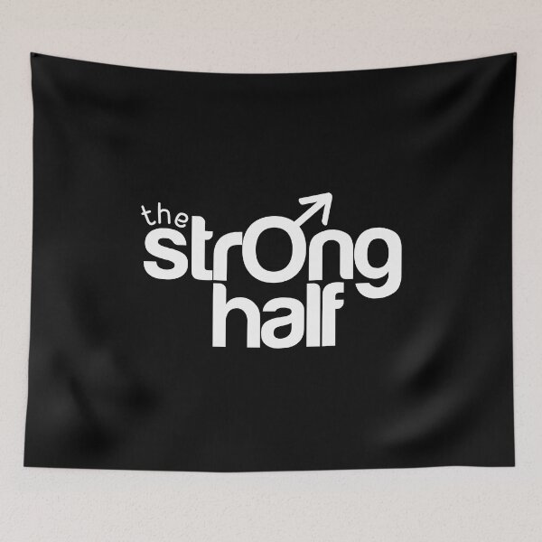 Item preview, The Strong Half - Gift for spouse: Husband - White designed and sold by pixelspantry.