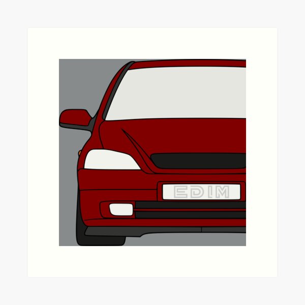 Opel Astra G Caravan vector drawing