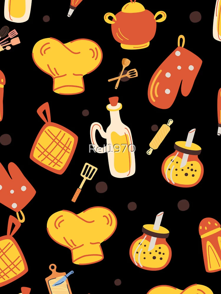 Thumbnail 4 of 4, iPhone Case, Cooking Utensils Pattern designed and sold by Rell1970.