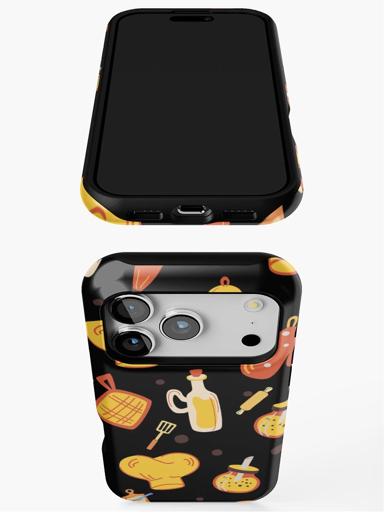 Thumbnail 3 of 4, iPhone Case, Cooking Utensils Pattern designed and sold by Rell1970.