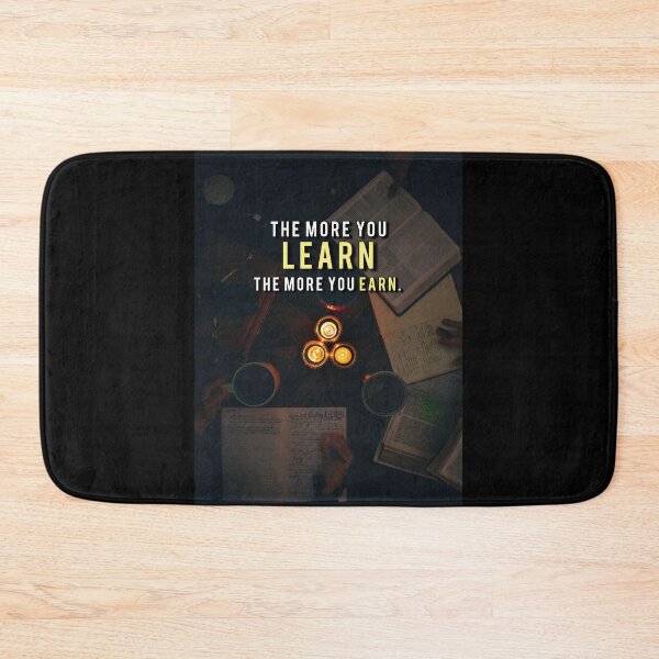 Item preview, Learn and Earn Money Mindset Quote designed and sold by hiunlimit.