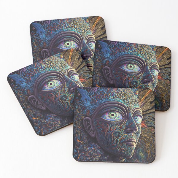 Item preview, Human psychedelic dark surreal illustration designed and sold by RK - Shop.