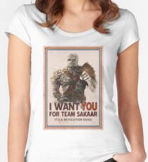 Join The Revolution! Women's Fitted Scoop T-Shirt