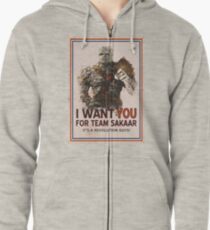 Join The Revolution! Zipped Hoodie