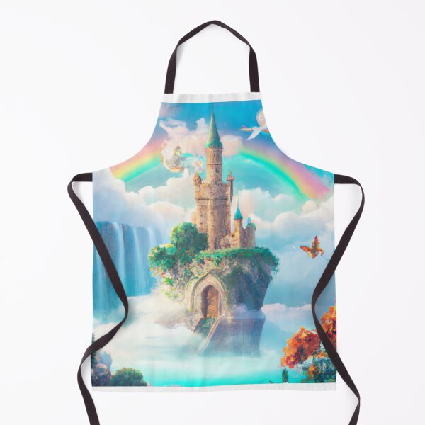 Item preview, A beautiful digital painting of a castle in heaven designed and sold by ACEGDesign.
