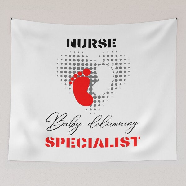 Item preview,  Nurse Baby delivering Specialist motivational design designed and sold by DigitalMagShop.