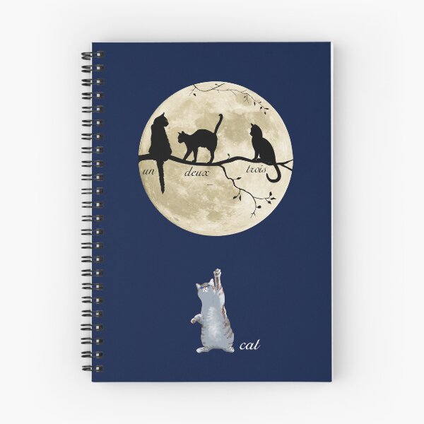 Item preview, UN, DEUX, TROIS, CATS – Four Funny French Cats designed and sold by Danicus666.