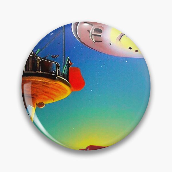 Item preview, Cool UFO art. Vibrant alien art designed and sold by Neo-Expression.