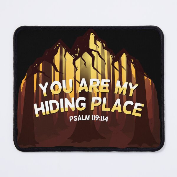 Item preview, You Are My Hiding Place Psalm 119 Verse 117 - Scribble Art | Bible | Scriptures | Christian Typography | Gospel | designed and sold by MJDezigns.