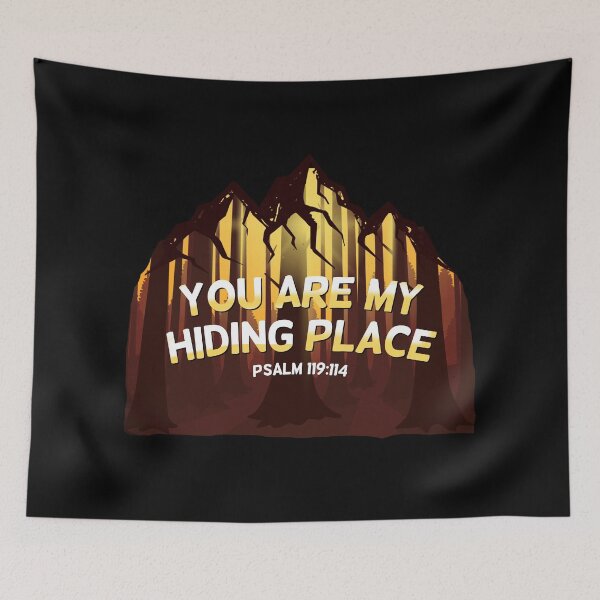 Item preview, You Are My Hiding Place Psalm 119 Verse 117 - Scribble Art | Bible | Scriptures | Christian Typography | Gospel |  designed and sold by MJDezigns.