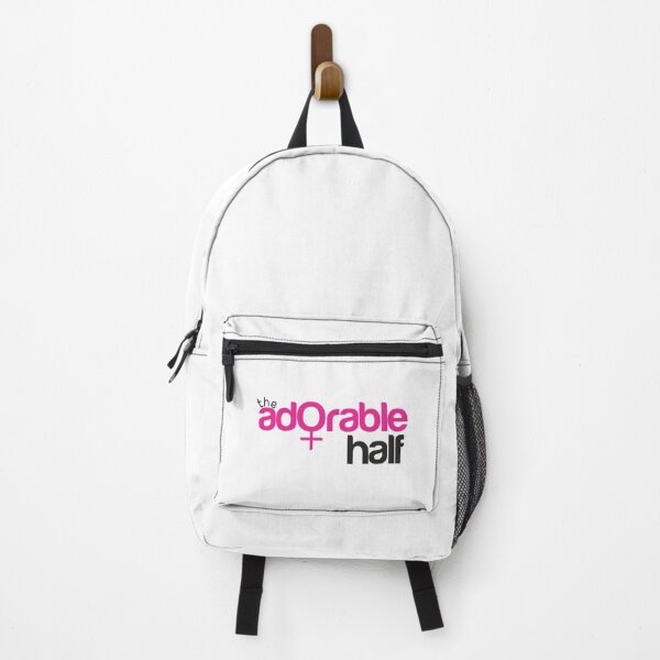 Item preview, The Adorable Half - Gift for spouse: Wife - Black with Magenta / Pink designed and sold by pixelspantry.