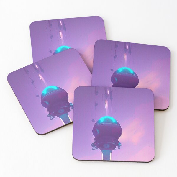 Item preview, Cool UFO art. Vibrant alien art designed and sold by Neo-Expression.