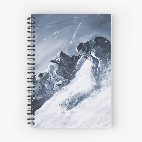 Item preview, Freeride deep snow Gargellen - skiing fun designed and sold by julikunst.
