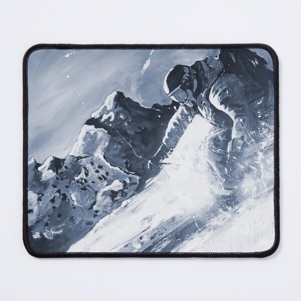 Item preview, Freeride deep snow Gargellen - skiing fun designed and sold by julikunst.