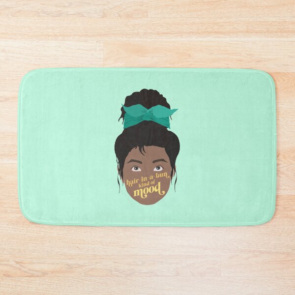 Item preview, Hair In a Bun Kind of Mood Green Women Empowerment designed and sold by dailycake.