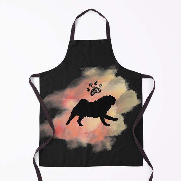 Item preview, Watercolour Pug Splash. Pug Splash. Pink Pug Splash designed and sold by Doggymadness.