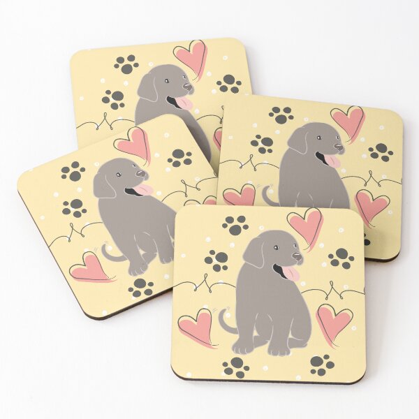 Item preview, Love Silver Lab Labrador Retriever Puppy designed and sold by Lulupainting.