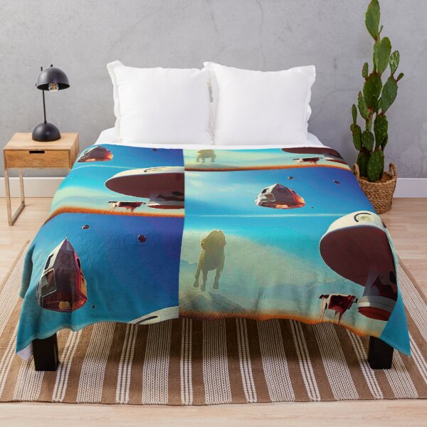 Item preview, Cool UFO art. Vibrant alien art designed and sold by Neo-Expression.