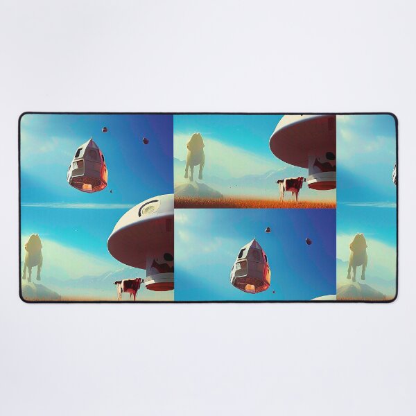 Item preview, Cool UFO art. Vibrant alien art designed and sold by Neo-Expression.