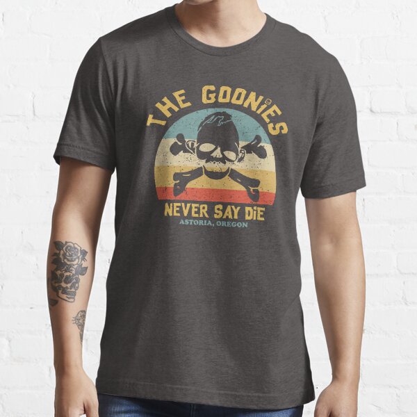 Aperçu de l'œuvre Les Goonies ne disent jamais mourir Vintage Rétro créée et vendue par Bigfinz.