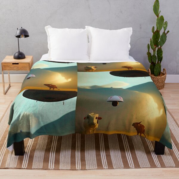 Item preview, Cool UFO art. Vibrant alien art designed and sold by Neo-Expression.