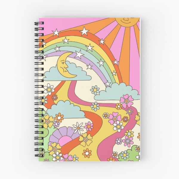 Item preview, retro trippy hippie boho print designed and sold by MartaOlgaKlara.