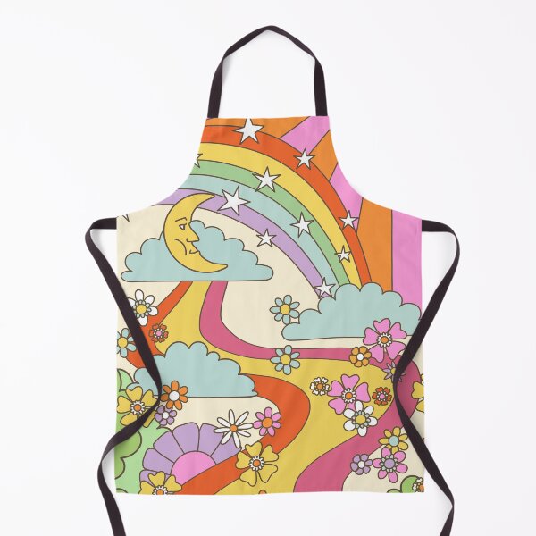 Item preview, retro trippy hippie boho print designed and sold by MartaOlgaKlara.
