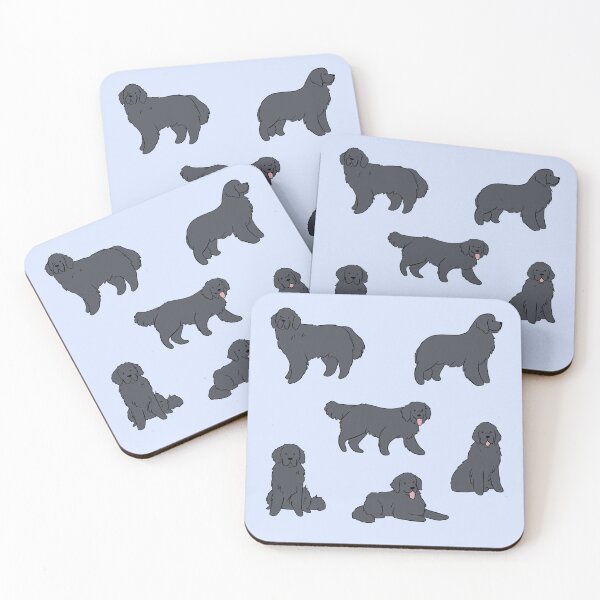 Item preview, Newfoundland dog illustration pack designed and sold by Yarafantasyart.