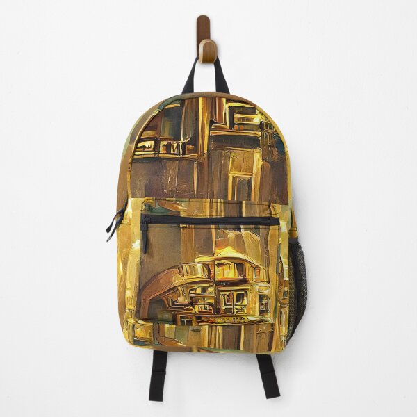 Item preview, Golden Steampunk Cityscape. Futuristic Gold style designed and sold by Neo-Expression.