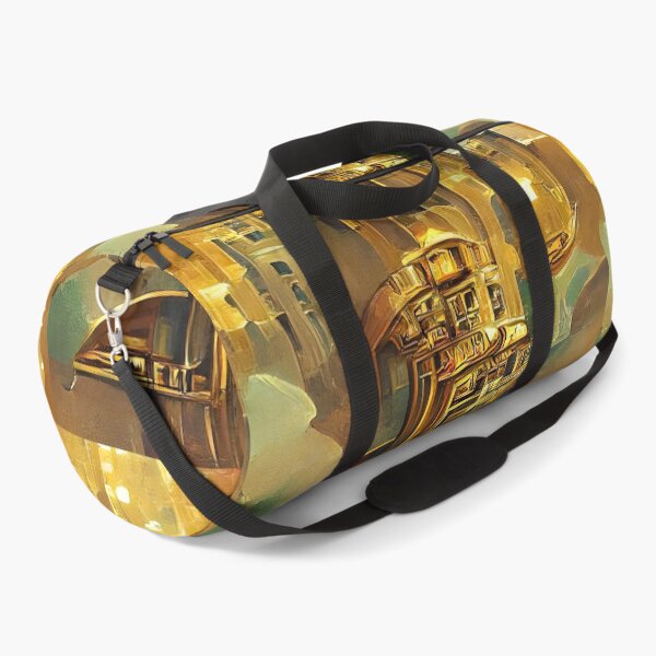 Item preview, Golden Steampunk Cityscape. Futuristic Gold style designed and sold by Neo-Expression.