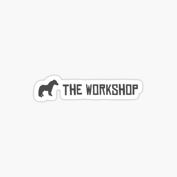 The workshop banner Sticker