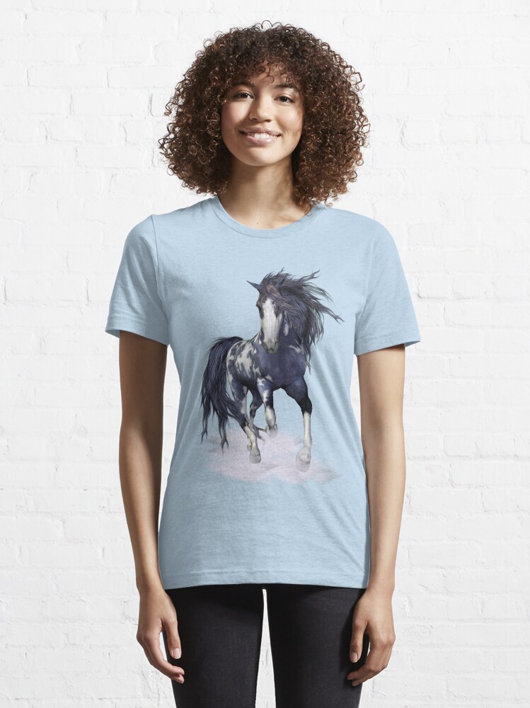 Run Free Run Wild a wild horse Essential T Shirt for Sale by LoneAngel Redbubble