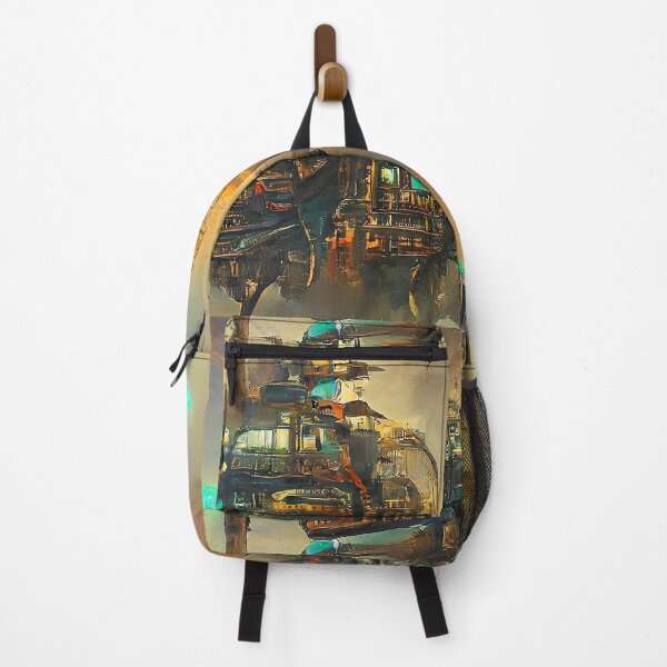Item preview, Steampunk Futuristic Surrealism Art City designed and sold by Neo-Expression.