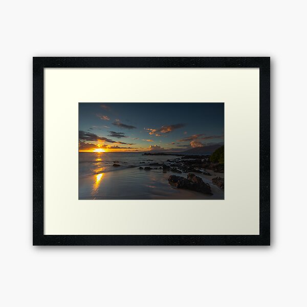 Maui Kehei Sunset Framed Art Print