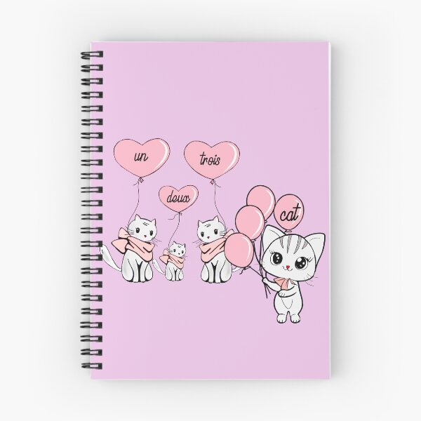 Item preview, UN, DEUX, TROIS, CATS – Four Funny French Cats with balloons designed and sold by Danicus666.