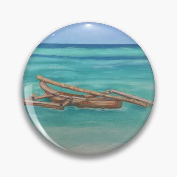 Item preview, Tanzania Zanzibar boat Drawing with pastels designed and sold by ROXANEDS.