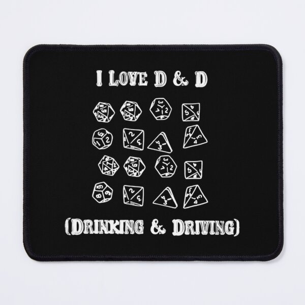 Item preview, I Love D And D Drinking and Driving Funny Gaming Game Lover designed and sold by FirnandArt.