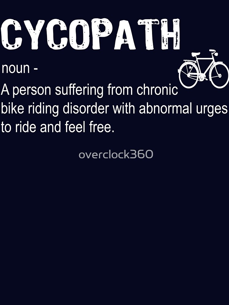 Thumbnail 7 of 7, Essential T-Shirt, cycopath noun-funny definition designed and sold by overclock360.