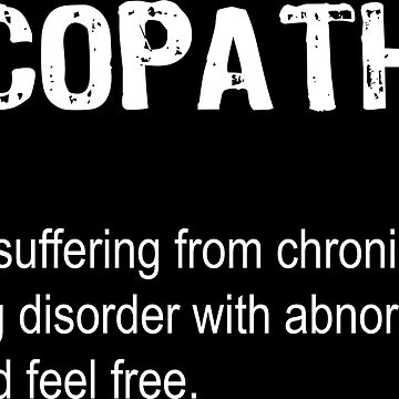 Artwork thumbnail, cycopath noun-funny definition by overclock360