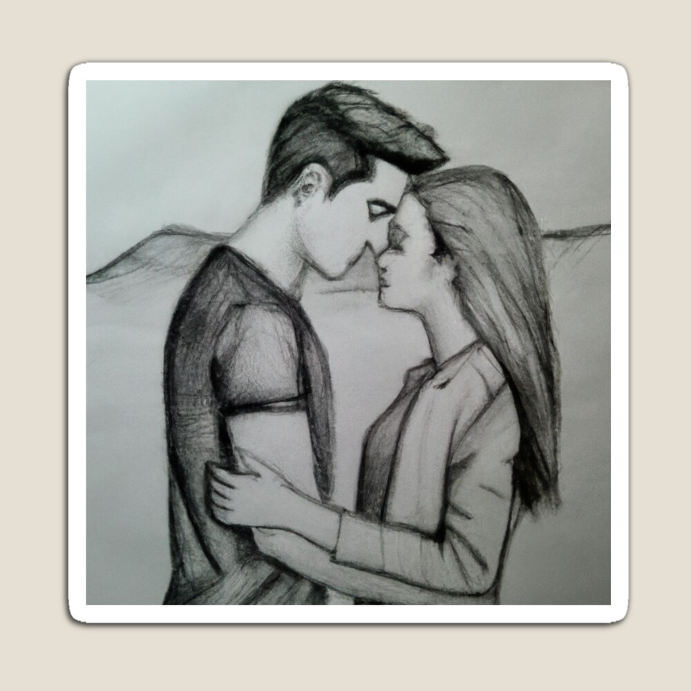 70+ Pencil Of Couples In Love Drawings Stock Illustrations