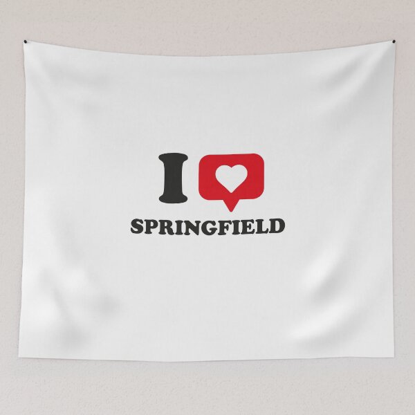 Artikelvorschau, Ich liebe Springfield, ich liebe Springfield, Heimatstadt Springfield, Massachusetts entworfen und verkauft von Danylo Mikhnievych.