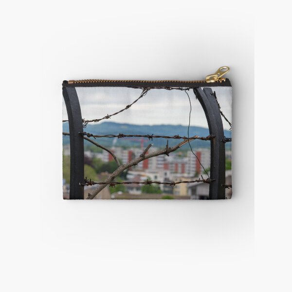 Item preview, city behind barbed fence designed and sold by OskiOnTour.