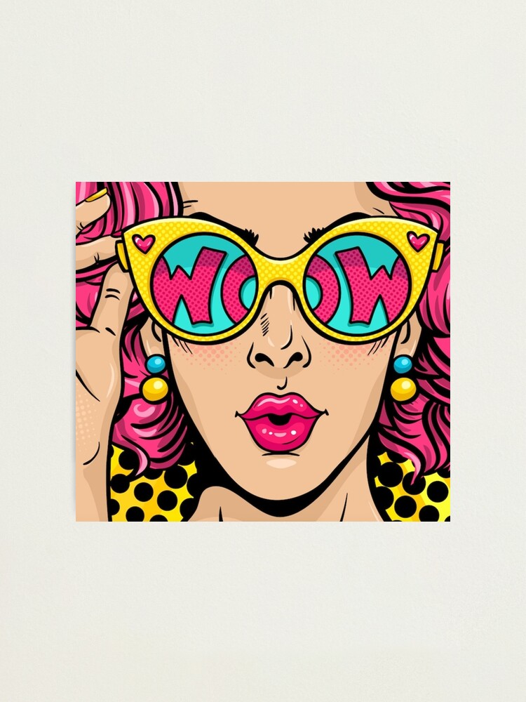 Pop Woman Print Art,Pop Canvas,Roy Lichtenstein Canvas Wall Art