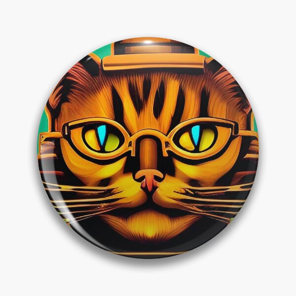 Item preview, Steampunk cat. Art Deco Style designed and sold by Neo-Expression.